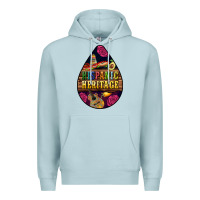 Blue Mist teardrop Hispanic Heritage Premium Hoodie - BundleAndBundleShop