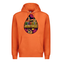 Carrot teardrop Hispanic Heritage Premium Hoodie - BundleAndBundleShop