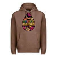 Chestnut teardrop Hispanic Heritage Premium Hoodie - BundleAndBundleShop
