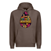 Coffee teardrop Hispanic Heritage Premium Hoodie - BundleAndBundleShop