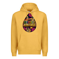 Mustard teardrop Hispanic Heritage Premium Hoodie - BundleAndBundleShop