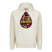 Oatmeal Heather teardrop Hispanic Heritage Premium Hoodie - BundleAndBundleShop