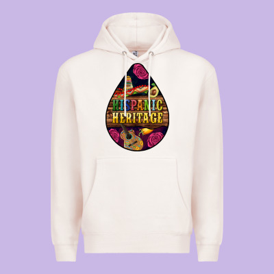 Teardrop Hispanic Heritage Premium Hoodie Designed By Bundleandbundleshop