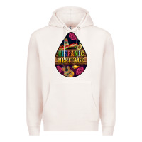 Pale Pink teardrop Hispanic Heritage Premium Hoodie - BundleAndBundleShop