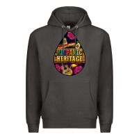 Smoke teardrop Hispanic Heritage Premium Hoodie - BundleAndBundleShop