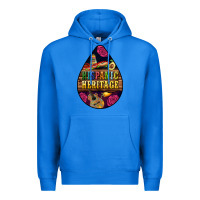 True Royal teardrop Hispanic Heritage Premium Hoodie - BundleAndBundleShop