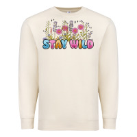 Sandshell stay wild Premium Sweatshirt - MaliasSmallBusiness