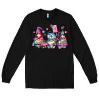 Black nurse gnomes Long Sleeve Tee - AdoDesignShop
