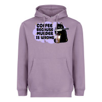 Lavender coffee because murder is wrong Heavyweight Hoodie - MaliasSmallBusiness