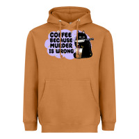 Meerkat coffee because murder is wrong Heavyweight Hoodie - MaliasSmallBusiness