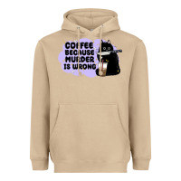 Mushroom coffee because murder is wrong Heavyweight Hoodie - MaliasSmallBusiness