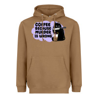 Toasted Coconut coffee because murder is wrong Heavyweight Hoodie - MaliasSmallBusiness