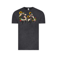 Vintage Black georgia state cowhide serape cactus Vintage Tee - RanaPortraitStore