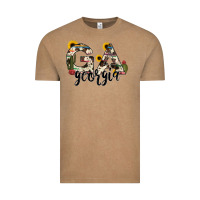 Vintage Coffee georgia state cowhide serape cactus Vintage Tee - RanaPortraitStore