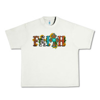 Pistachio faith with cross and sunflower Urban Heavy Tee - HRA Design Shop