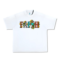 White faith with cross and sunflower Urban Heavy Tee - HRA Design Shop