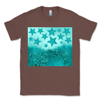 Chestnut turquoise glitter star Classic Tee - JahusDesignShop