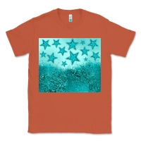 Copper turquoise glitter star Classic Tee - JahusDesignShop
