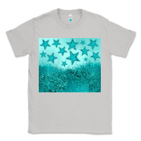Moon Dust turquoise glitter star Classic Tee - JahusDesignShop