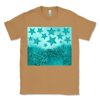 Toasted Coconut turquoise glitter star Classic Tee - JahusDesignShop