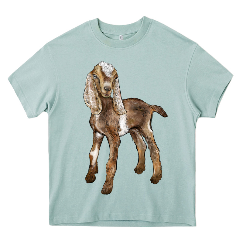 Baby Nubian Goat Heavy Core Tee by LillyAllenDesigns | Teevron