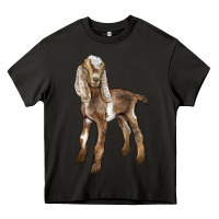 Asphalt Baby Nubian Goat Heavy Core Tee - LillyAllenDesigns
