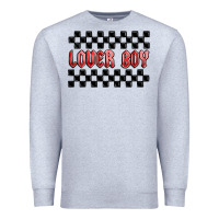 Heather Grey lover boy Premium Sweatshirt - MaliasSmallBusiness