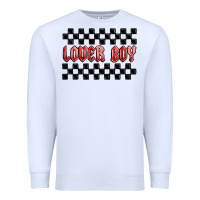 White lover boy Premium Sweatshirt - MaliasSmallBusiness