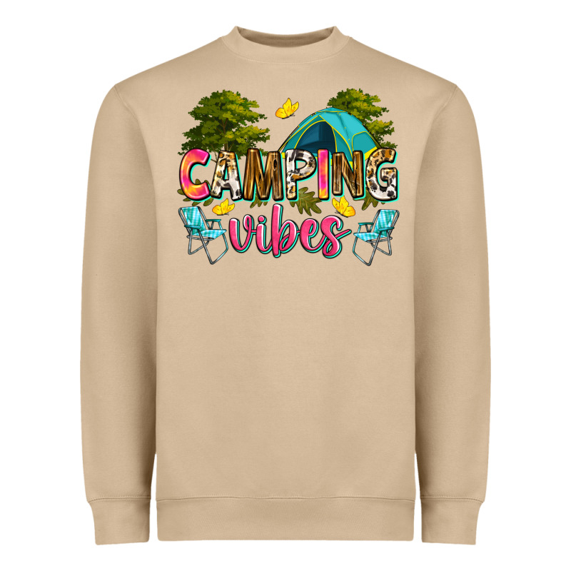 Camping Vibes Heavyweight Sweatshirt by Zillion Design Studio | Teevron