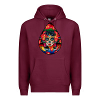 Burgundy Hispanic Heritage Premium Hoodie - BundleAndBundleShop