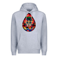 Heather Grey Hispanic Heritage Premium Hoodie - BundleAndBundleShop