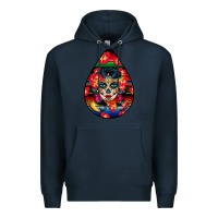 Navy Hispanic Heritage Premium Hoodie - BundleAndBundleShop