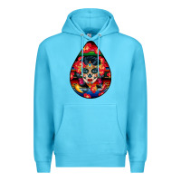 Ocean Blue Hispanic Heritage Premium Hoodie - BundleAndBundleShop
