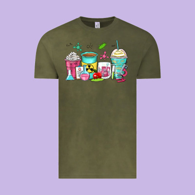 Science Teacher Coffee Cups Vintage Tee Designed By Zillion Design Studio