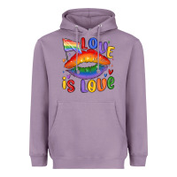 Lavender love is love lips Heavyweight Hoodie - MaliasSmallBusiness