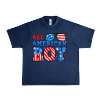 Navy All American boy Urban Heavy Tee - Neo Western