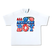 White All American boy Urban Heavy Tee - Neo Western