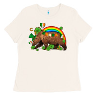 Bone st patricks bear ado Ladies Tee - AdoDesignShop