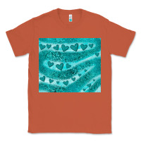 Copper turquoise glitter heart Classic Tee - JahusDesignShop
