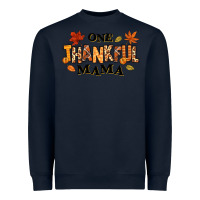 Navy one thankful mama Heavyweight Sweatshirt - texasbilliewilder