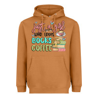 Meerkat just a girl who loves books and coffee Heavyweight Hoodie - MaliasSmallBusiness