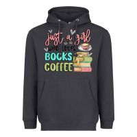 Smoke just a girl who loves books and coffee Heavyweight Hoodie - MaliasSmallBusiness