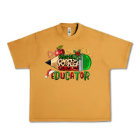 Peanut Butter christmas educator pencil Urban Heavy Tee - FaDigitalArtStudio