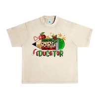 Sandshell christmas educator pencil Urban Heavy Tee - FaDigitalArtStudio