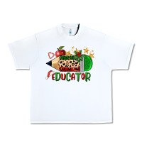White christmas educator pencil Urban Heavy Tee - FaDigitalArtStudio