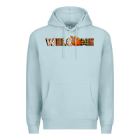 Blue Mist welcome pumpkin Premium Hoodie - BundleAndBundleShop