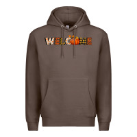 Coffee welcome pumpkin Premium Hoodie - BundleAndBundleShop
