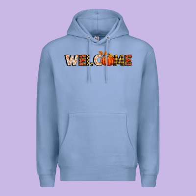 Welcome Pumpkin Premium Hoodie Designed By Bundleandbundleshop