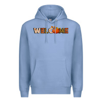 Colony Blue welcome pumpkin Premium Hoodie - BundleAndBundleShop