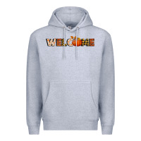 Heather Grey welcome pumpkin Premium Hoodie - BundleAndBundleShop